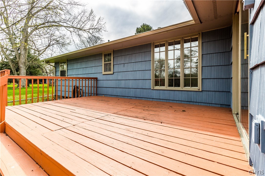 4546 Limestone Drive Manlius, NY 13104 - Photo 45 of 50 Huge deck off the great room to enjoy your lemonad