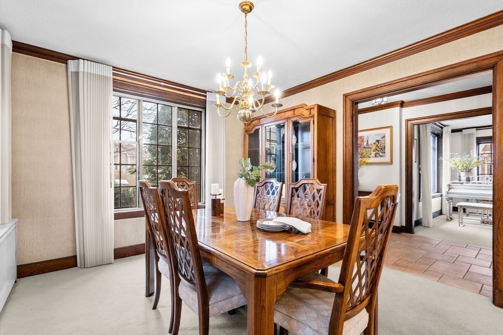 30 Pine Ridge Road Medford, MA 02155 - Photo 15 of 42 a view of a dining room with furniture window and outside view