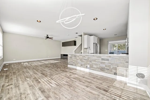 a view of a living room