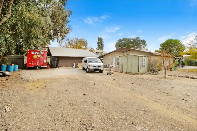 a car parked in front of house
