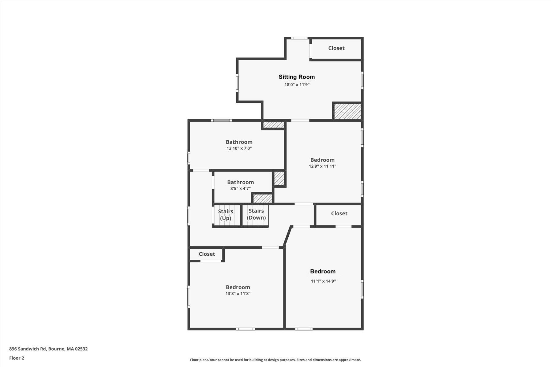 896 Sandwich Road Sagamore, MA 02561 - Photo 31 of 32 a picture of a floor plan
