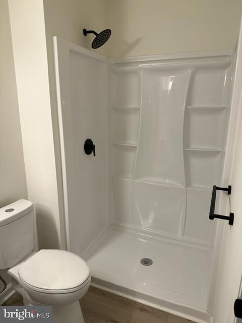 602 South Dove Road, Unit B Yardley, PA 19067 - Photo 15 of 16 a bathroom with a shower and a toilet
