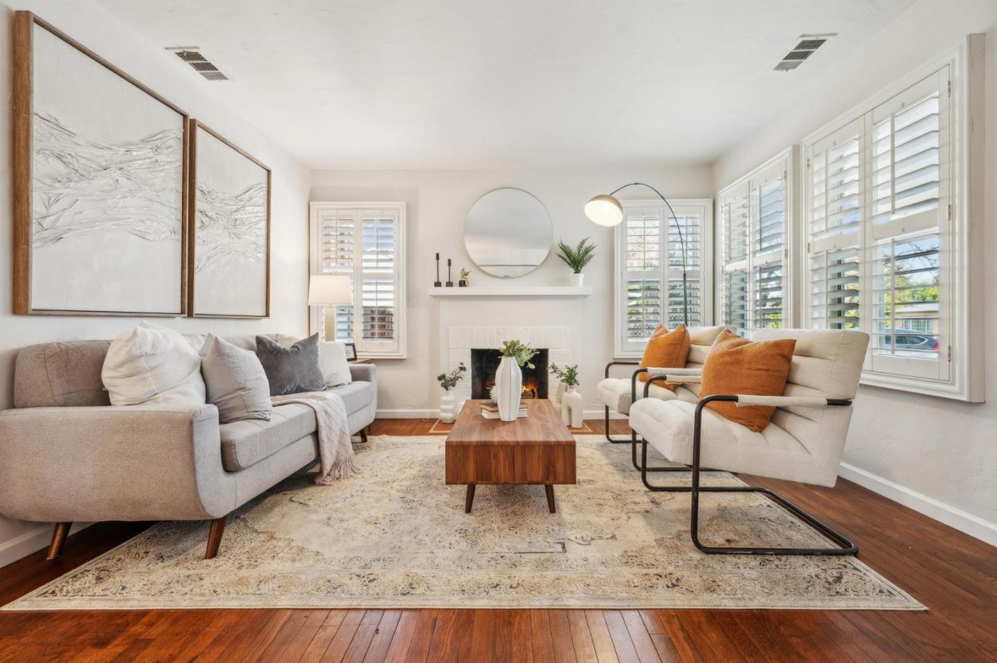 1035 Henderson Avenue Menlo Park, CA 94025 - Photo 24 of 38 a living room with furniture and a large window