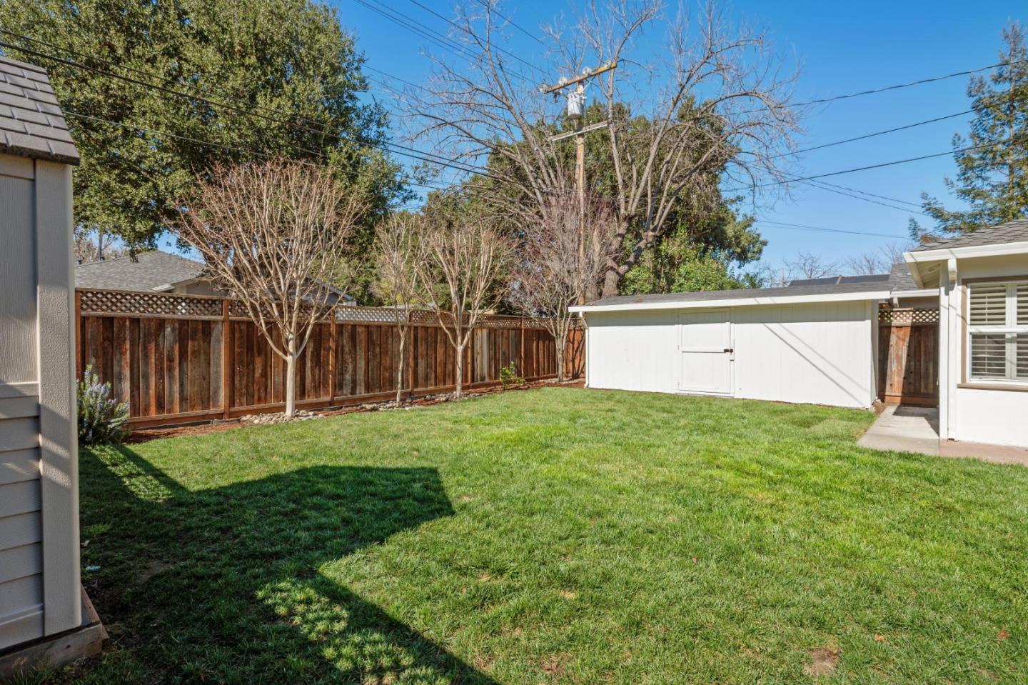 1035 Henderson Avenue Menlo Park, CA 94025 - Photo 26 of 38 a view of a house with a yard