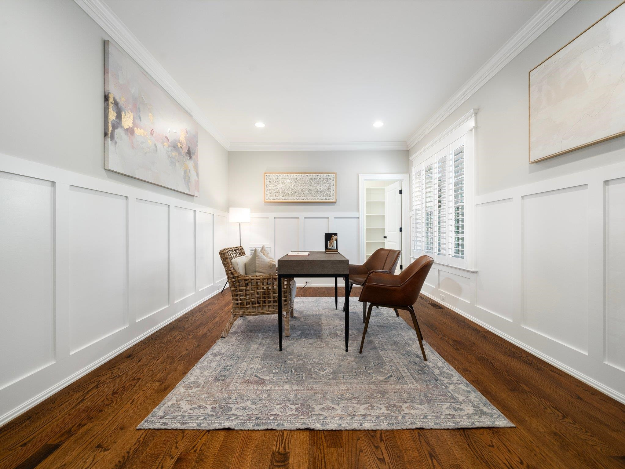 404 Ortega Road Raleigh, NC 27609 - Photo 8 of 43 a work room with furniture and a rug