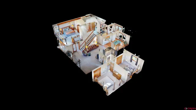 a view of balcony and wooden floor