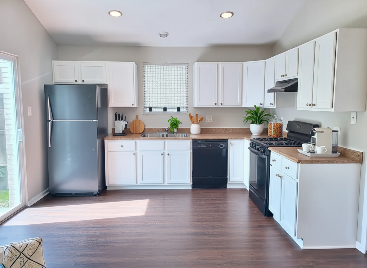 14326 Irving Avenue Dolton, IL 60419 - Photo 2 of 31 a kitchen with stainless steel appliances a refrigerator sink and cabinets