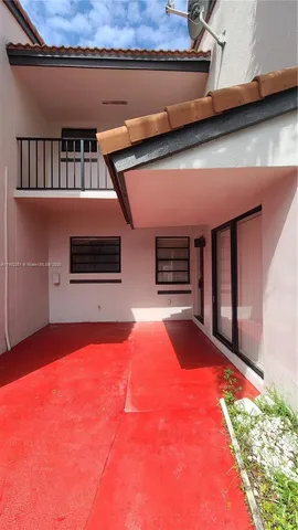 a backyard of a house