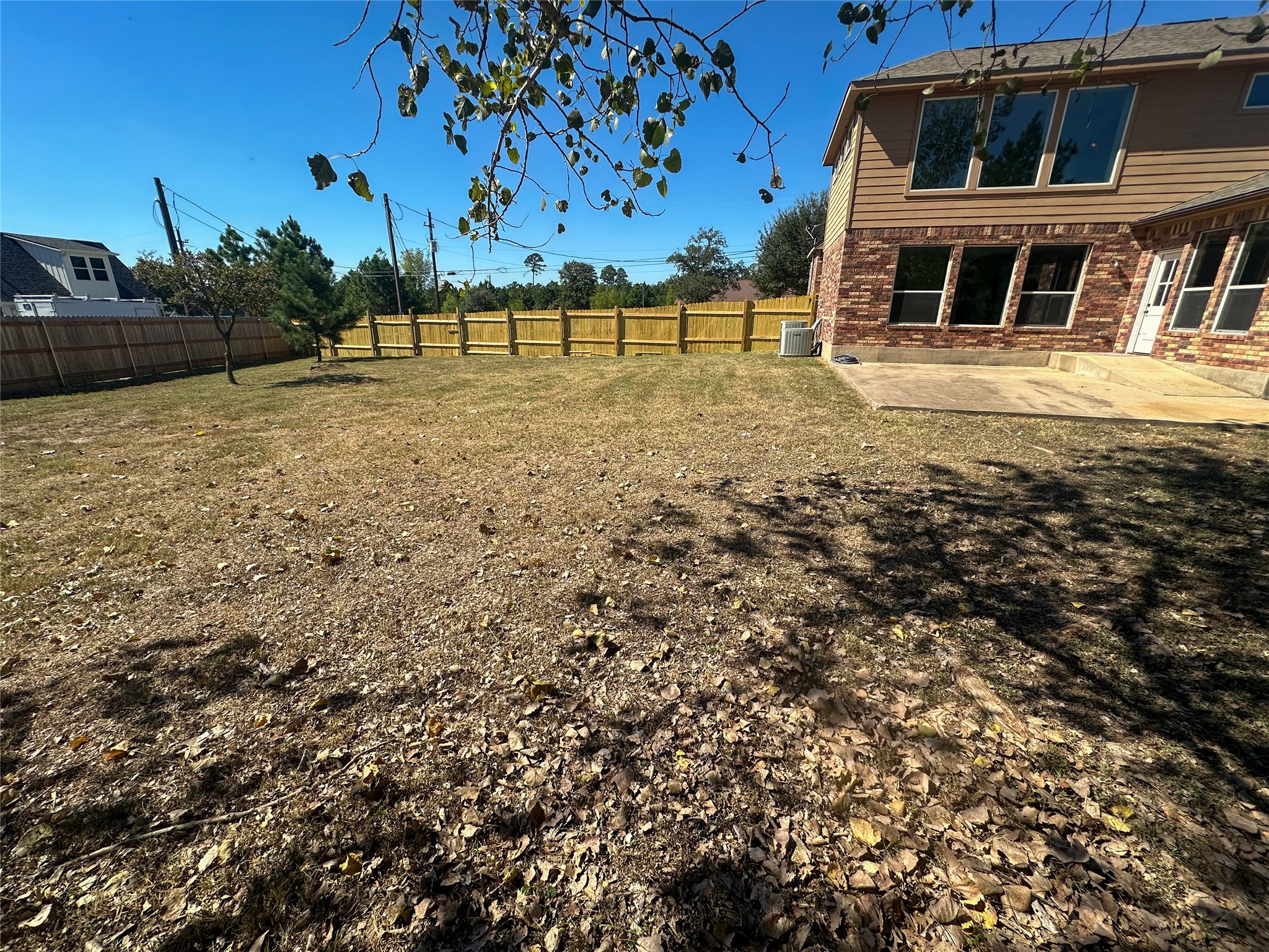 237 Cardinal Drive Paige, TX 78659 - Photo 32 of 37 Fenced backyard with a patio