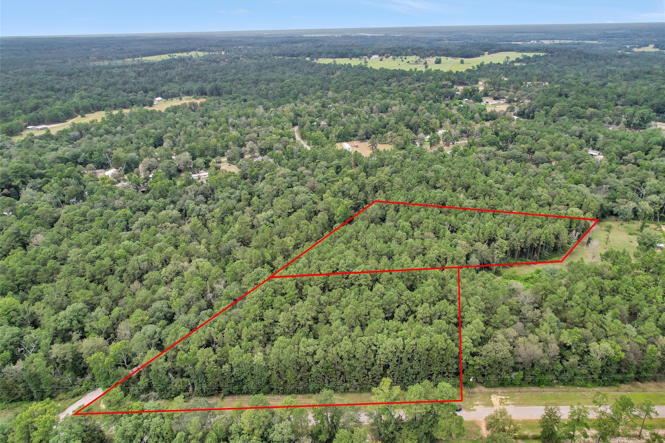 Lot 21 East Double Crk Road Willis, TX 77378 - Photo 9 of 12 a view of a green field with lots of green bushes