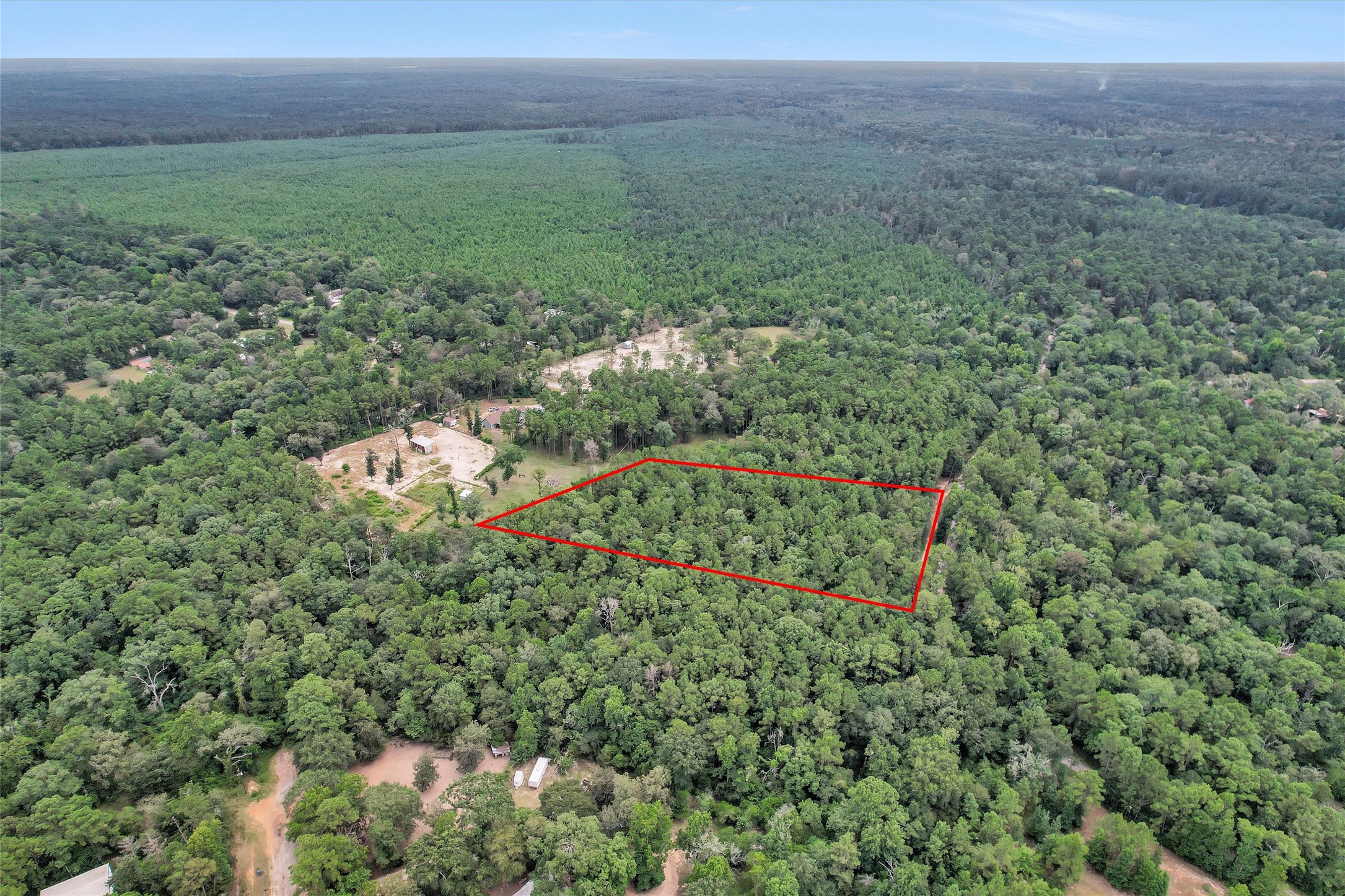 Lot 21 East Double Crk Road Willis, TX 77378 - Photo 10 of 12 a view of a green field with lots of bushes
