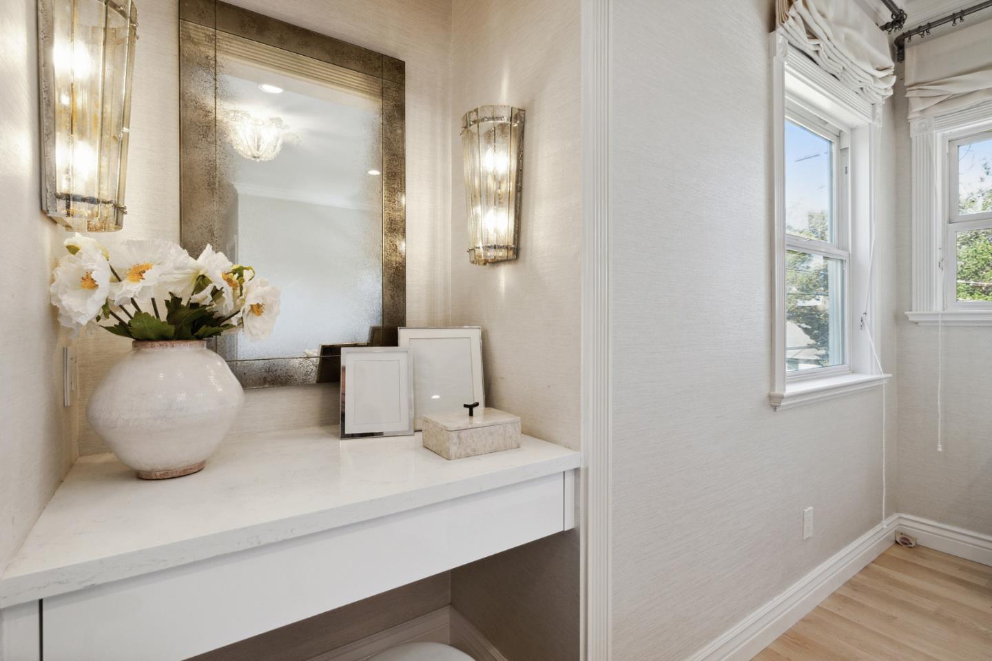 1330 Benito Avenue Burlingame, CA 94010 - Photo 36 of 60 a bathroom with a mirror and a sink