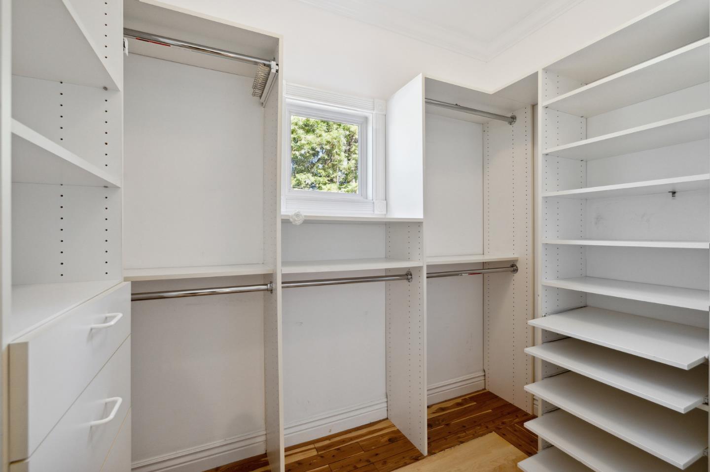 1330 Benito Avenue Burlingame, CA 94010 - Photo 38 of 60 a view of an empty walk in closet