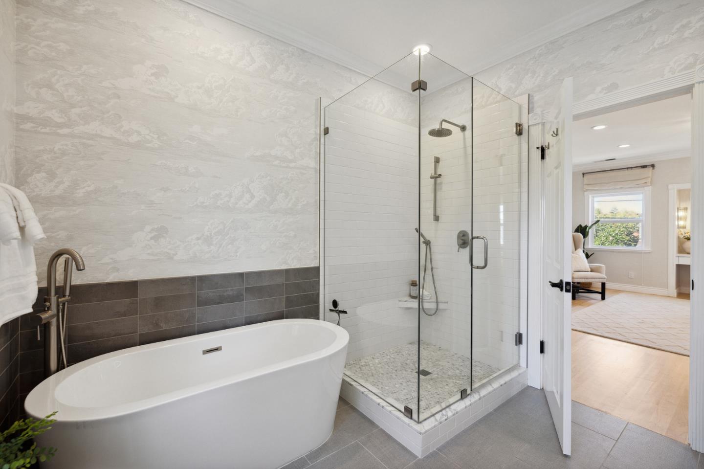 1330 Benito Avenue Burlingame, CA 94010 - Photo 41 of 60 a bathroom with a tub a toilet and a shower