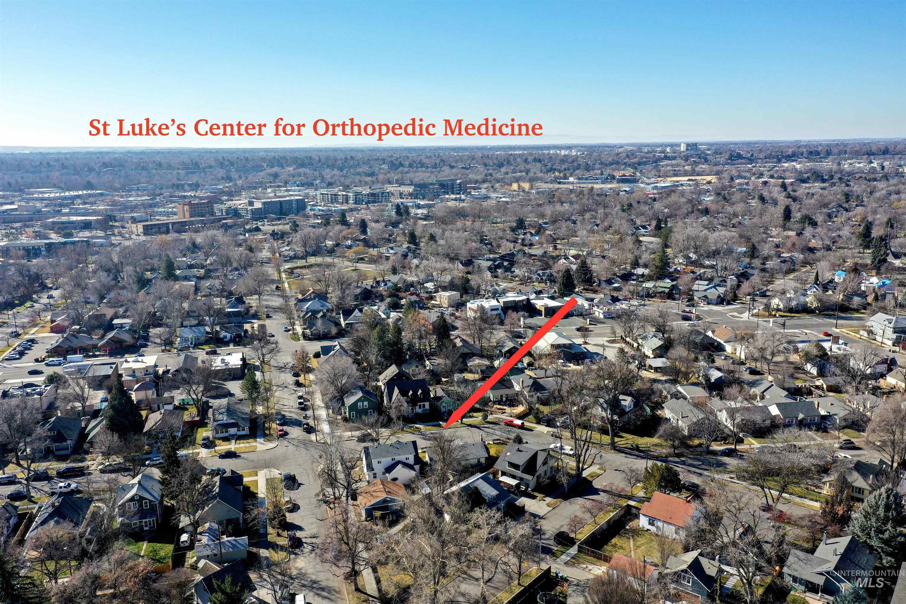 1902 West Washington Street Boise, ID 83702 - Photo 40 of 43 Aerial overview of property's location featuring nearby suburban area