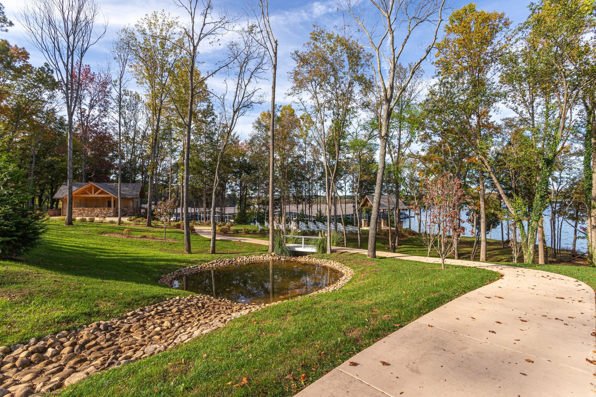 214 River Watch Way Winchester, TN 37398 - Photo 70 of 82 a garden view with a fountain
