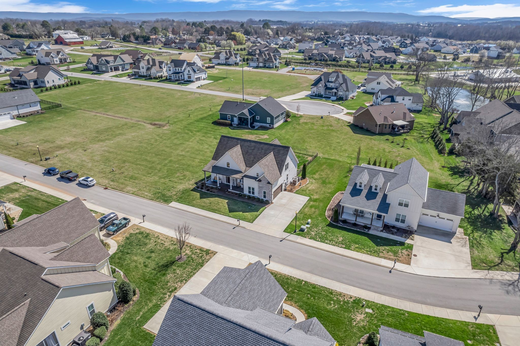 214 River Watch Way Winchester, TN 37398 - Photo 76 of 82 an aerial view of a house with a outdoor space