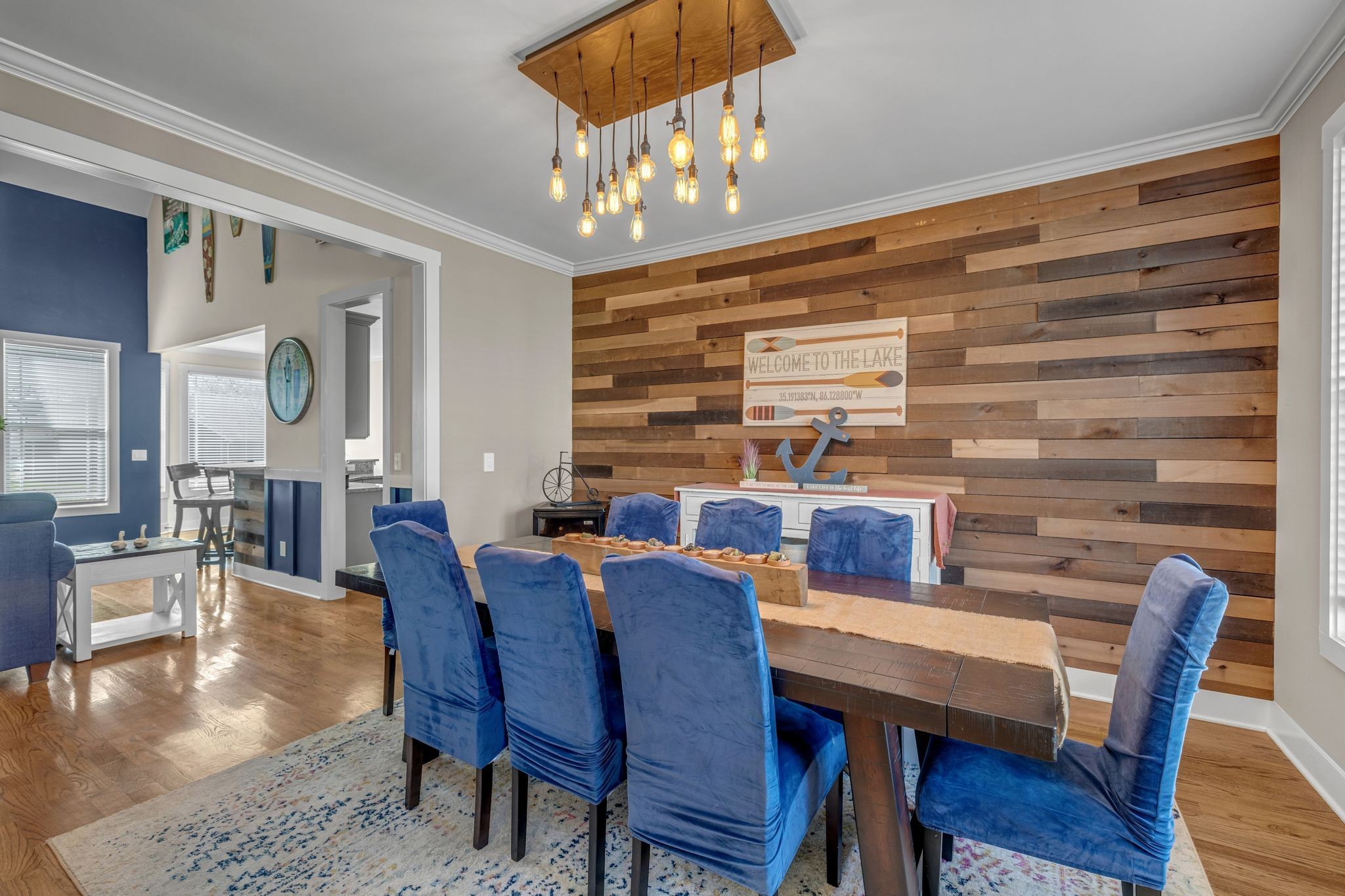 214 River Watch Way Winchester, TN 37398 - Photo 8 of 82 a view of a dining room with furniture and wooden floor