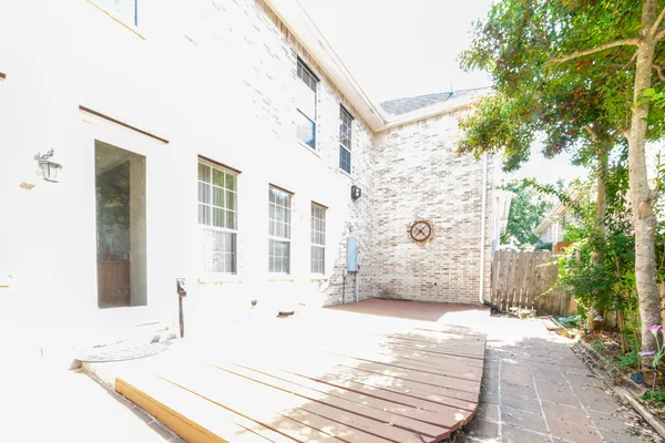 a view of a building with a street