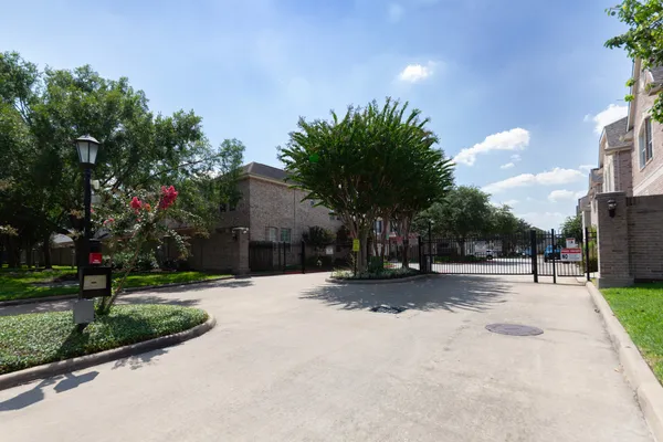 a street view along with residential houses