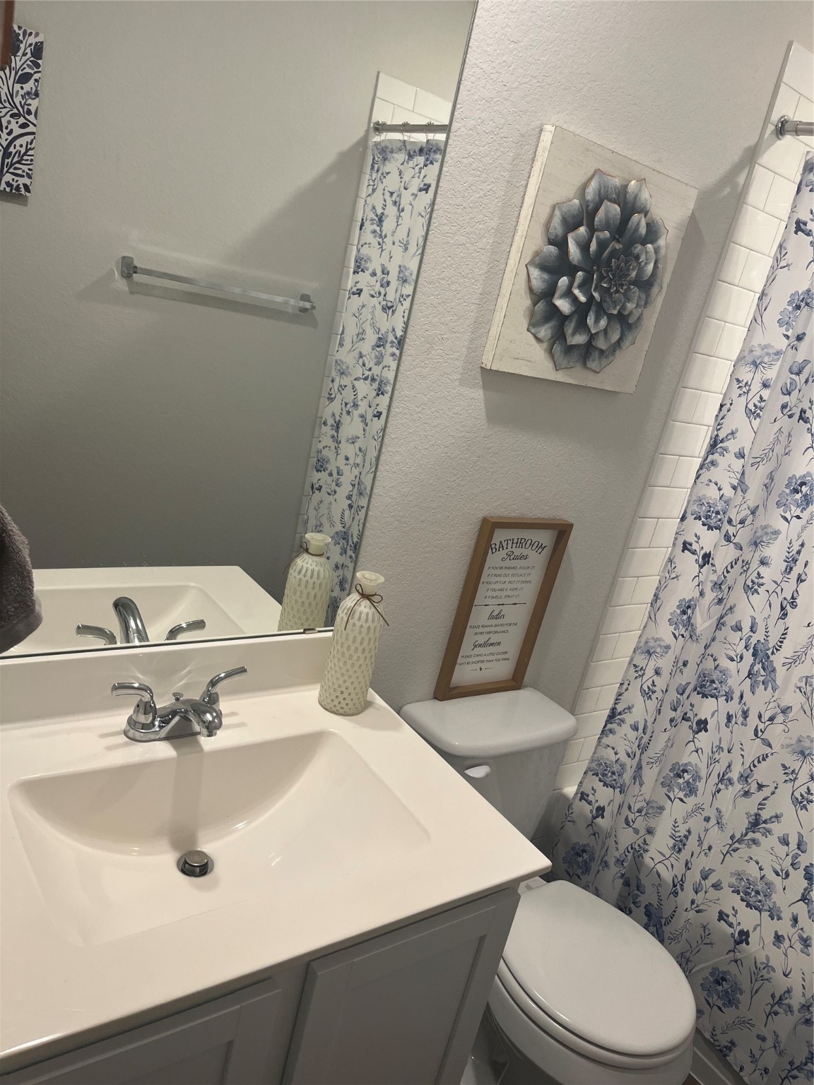 217 Lt. Rusty Jarrell, TX 76537 - Photo 17 of 28 a bathroom with a sink mirror and toilet