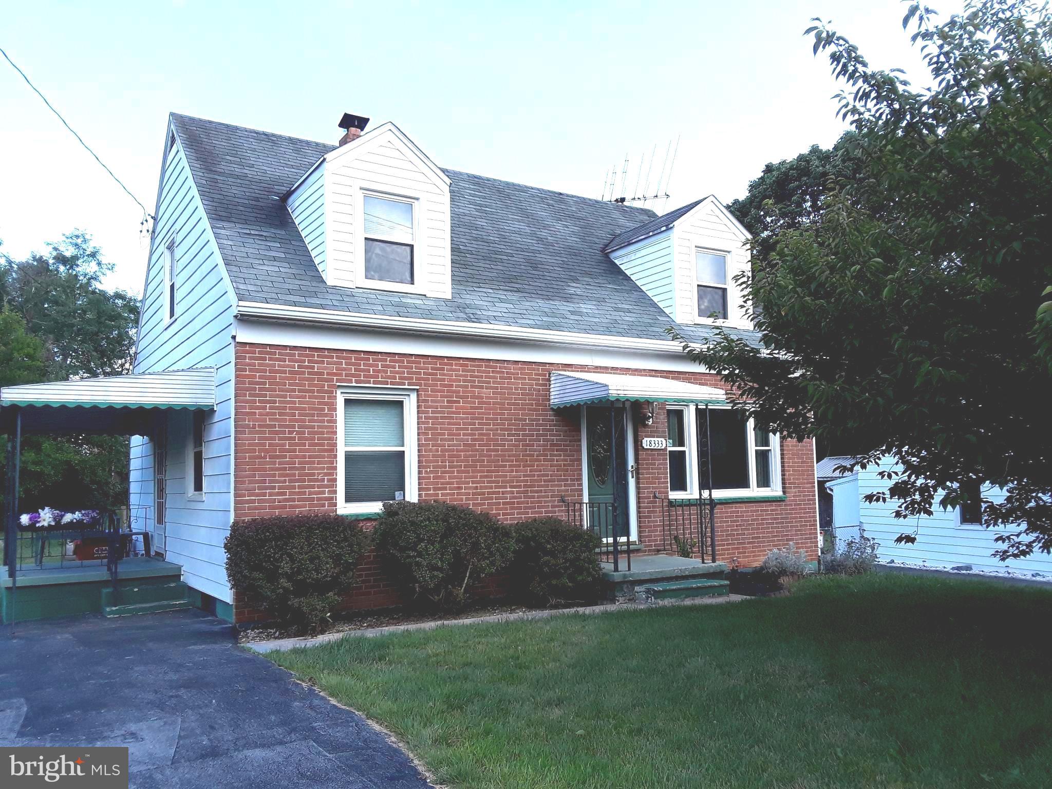18333 College Road Hagerstown, MD 21740 - Photo 1 of 18 Move-in Ready 3 Bedroom 1 Bath Cape Cod