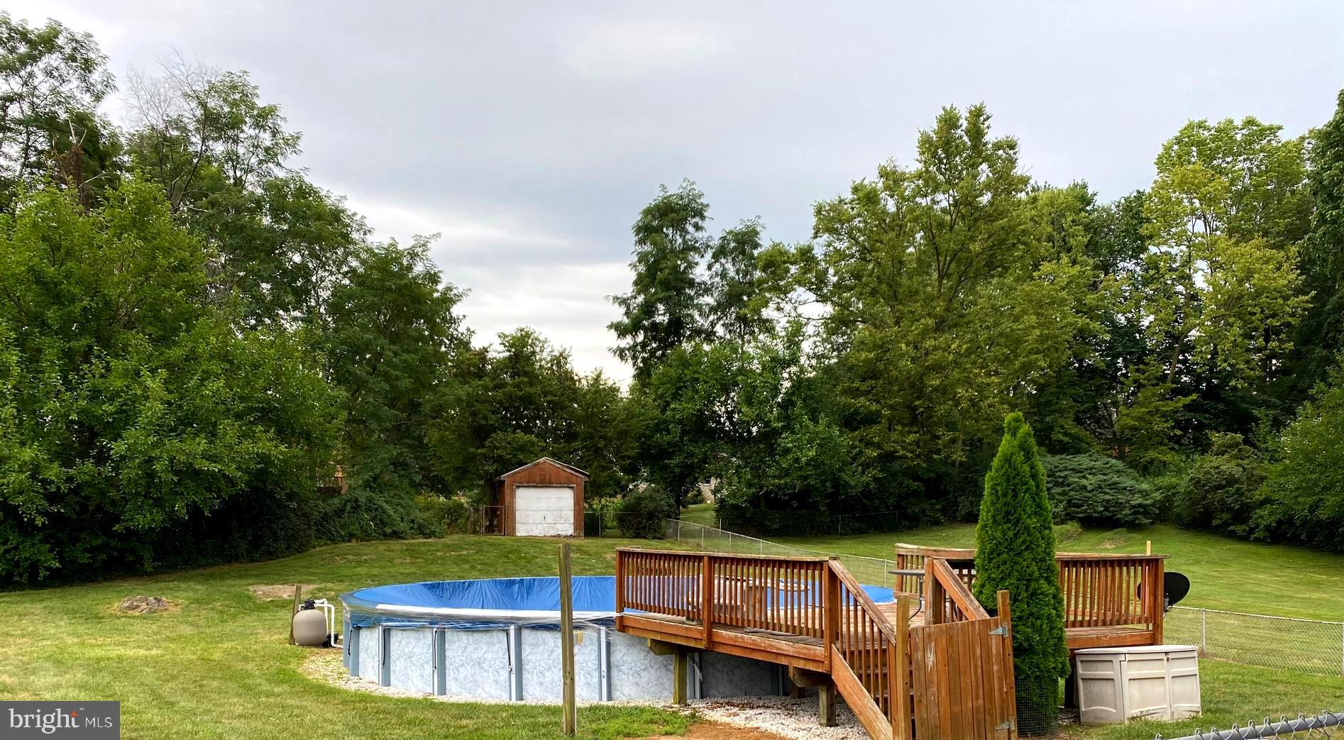 18333 College Road Hagerstown, MD 21740 - Photo 5 of 18 Above Ground Pool with Deck for Summer Fun