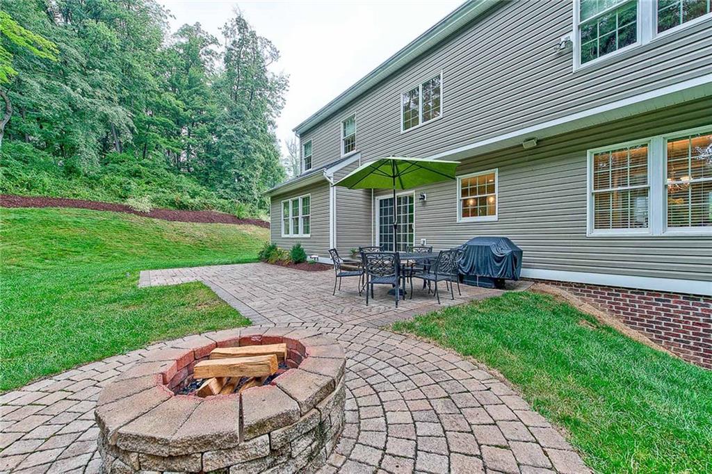 2054 Reis Run Road Pittsburgh, PA 15237 - Photo 22 of 25 Stone Patio with Fire Pit