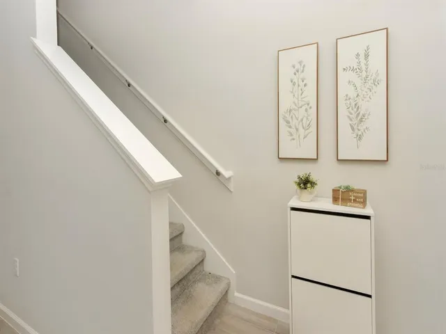 a view of hallway with elevator