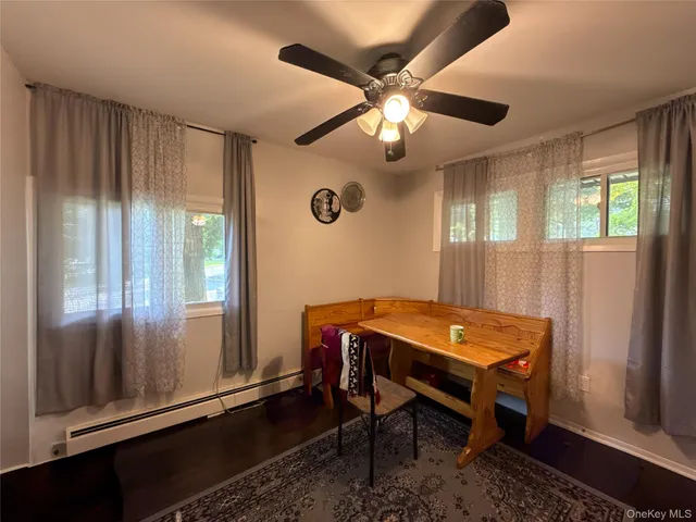 a room with furniture and window