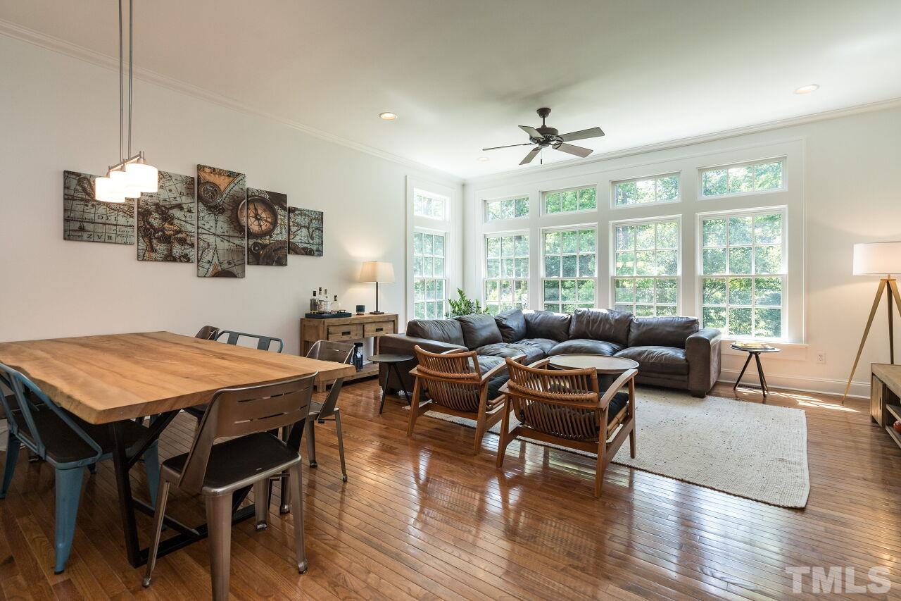 1621 Lorraine Road Raleigh, NC 27607 - Photo 8 of 28 a view of a livingroom with furniture window and wooden floor