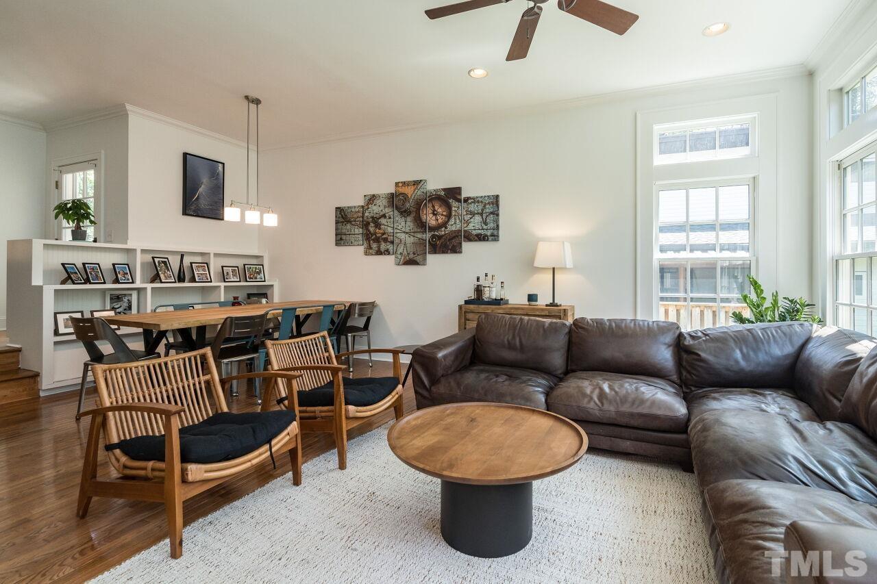 1621 Lorraine Road Raleigh, NC 27607 - Photo 10 of 28 a living room with furniture and a window
