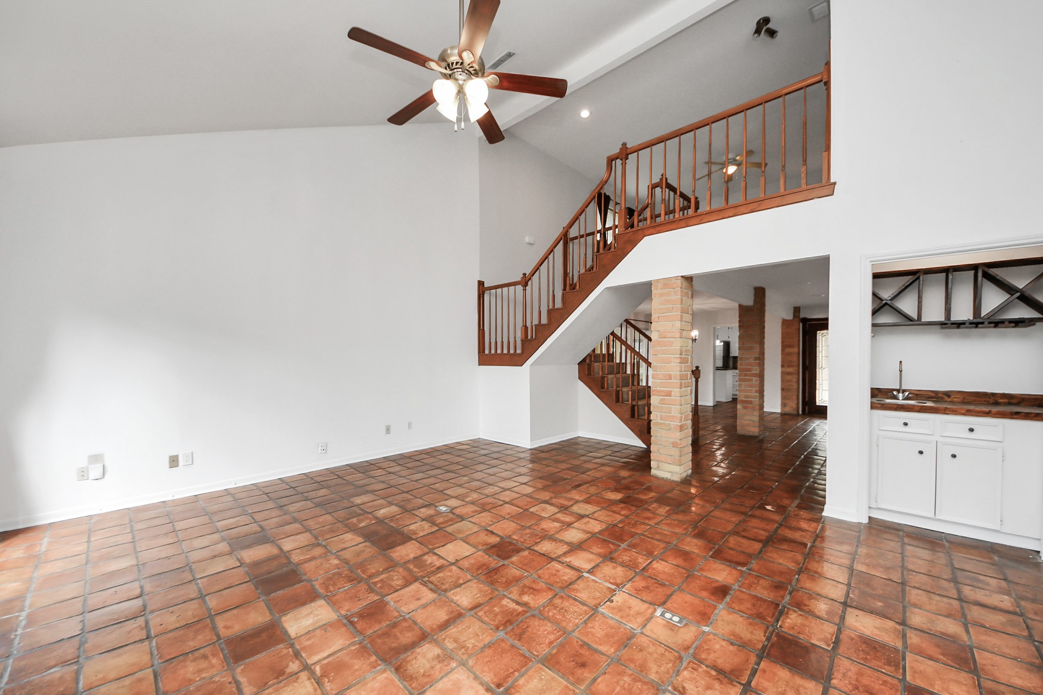 6706 Trebeck Lane Spring, TX 77379 - Photo 19 of 46 a view of entryway and hall with wooden floor