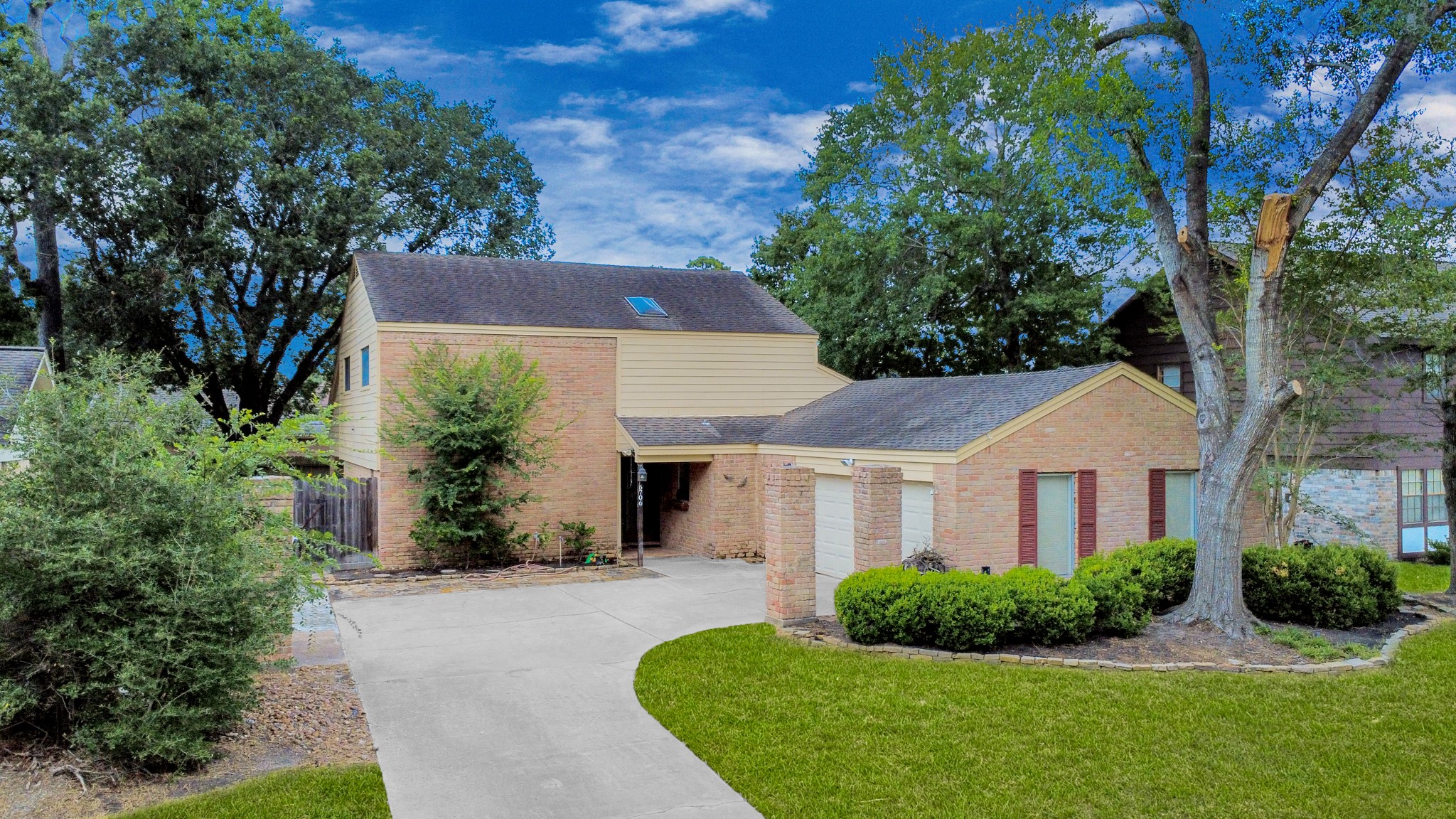 6706 Trebeck Lane Spring, TX 77379 - Photo 2 of 46 a front view of a house with a yard