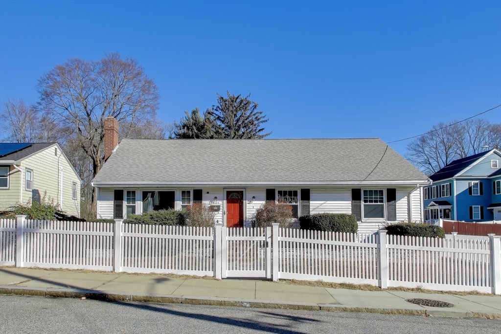 front view of a house with a porch