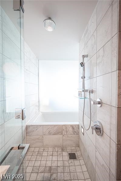 4381 West Flamingo Road, Unit 3303 Las Vegas, NV 89103 - Photo 19 of 37 Full bath with a shower stall and a bath