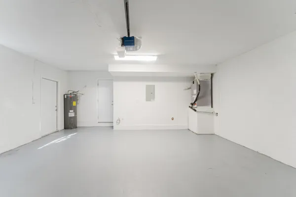 a view of empty room with windows