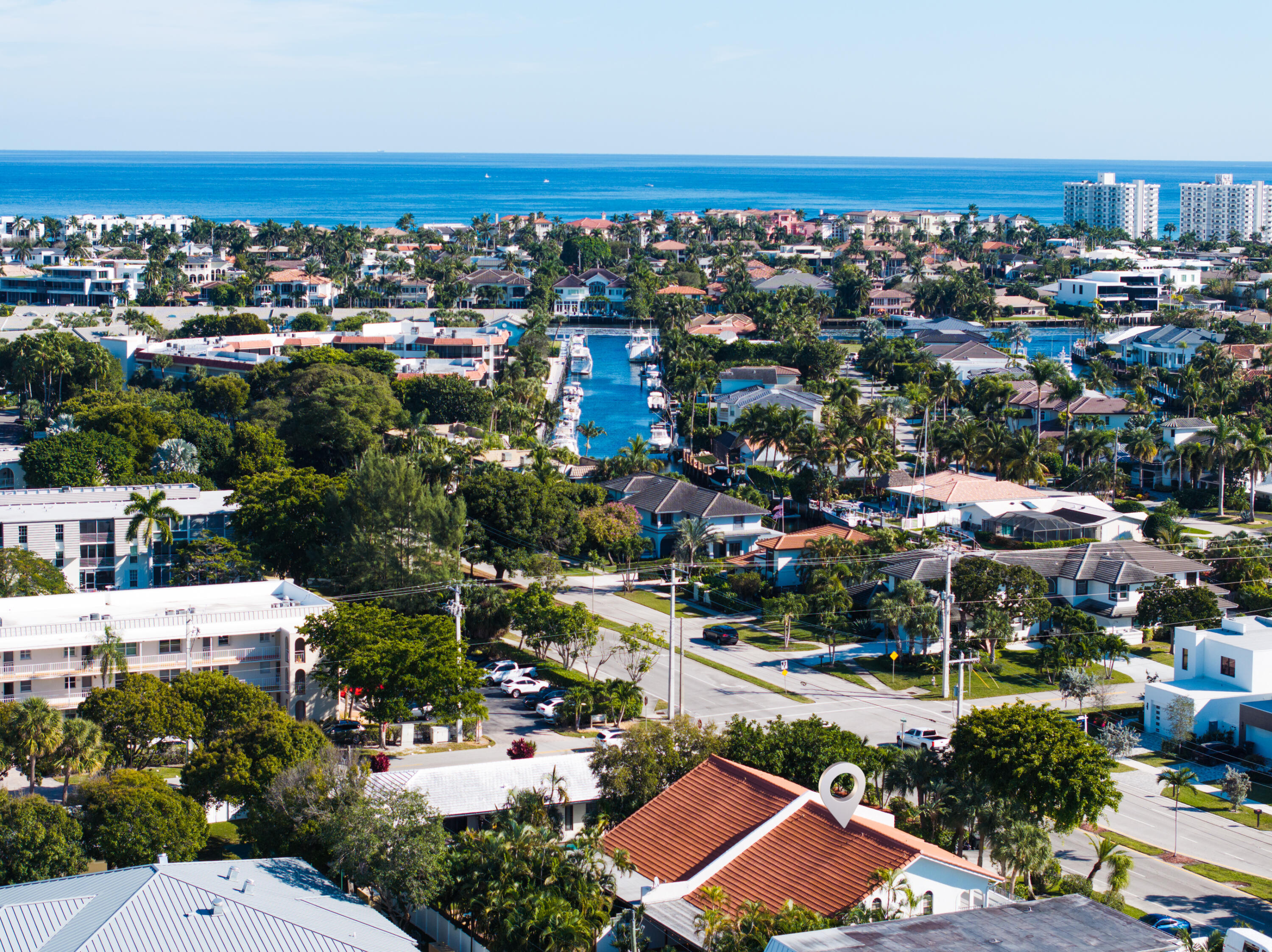 665 Jeffery Street Boca Raton, FL 33487 - Photo 3 of 44 an aerial view of a city