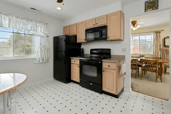a kitchen with a sink a stove and a refrigerator