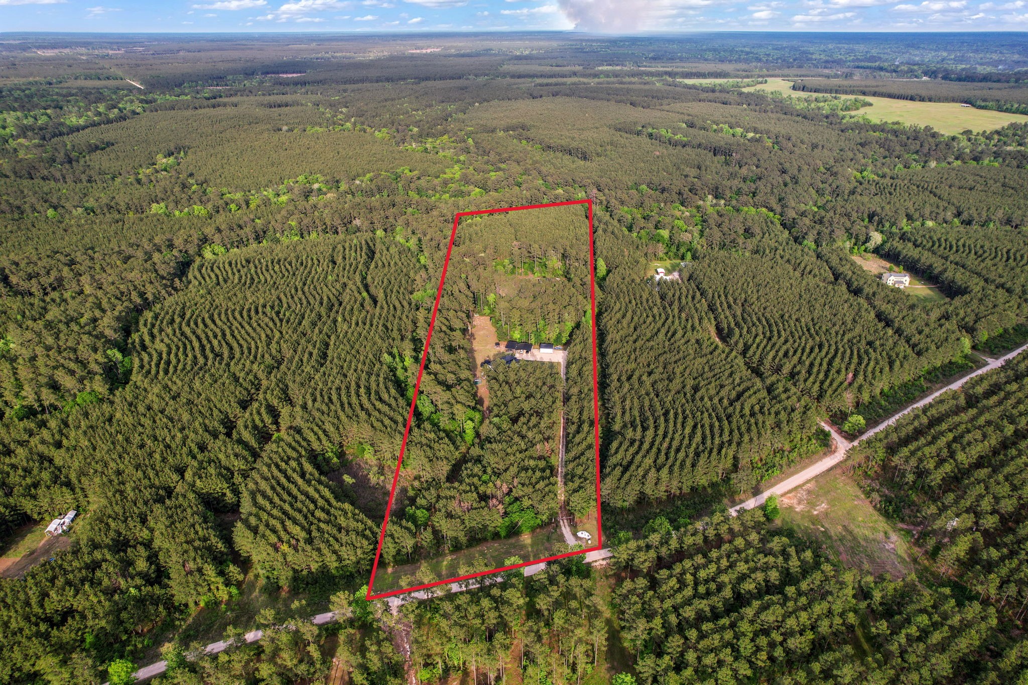 625-635 Gibson Road Livingston, TX 77351 - Photo 2 of 49 Deep in the Piney Woods just south of Livingston is 11 acres with two private estates, completely fenced and gated with a renewable water source.