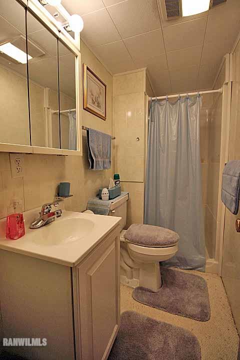 8130 East River Road Ridott, IL 61067 - Photo 17 of 25 a bathroom with a sink toilet and shower