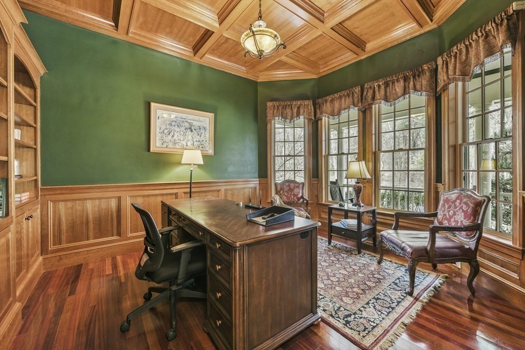 19 Whippoorwill Lane Concord, MA 01742 - Photo 11 of 33 a view of a dining room with furniture window and outside view