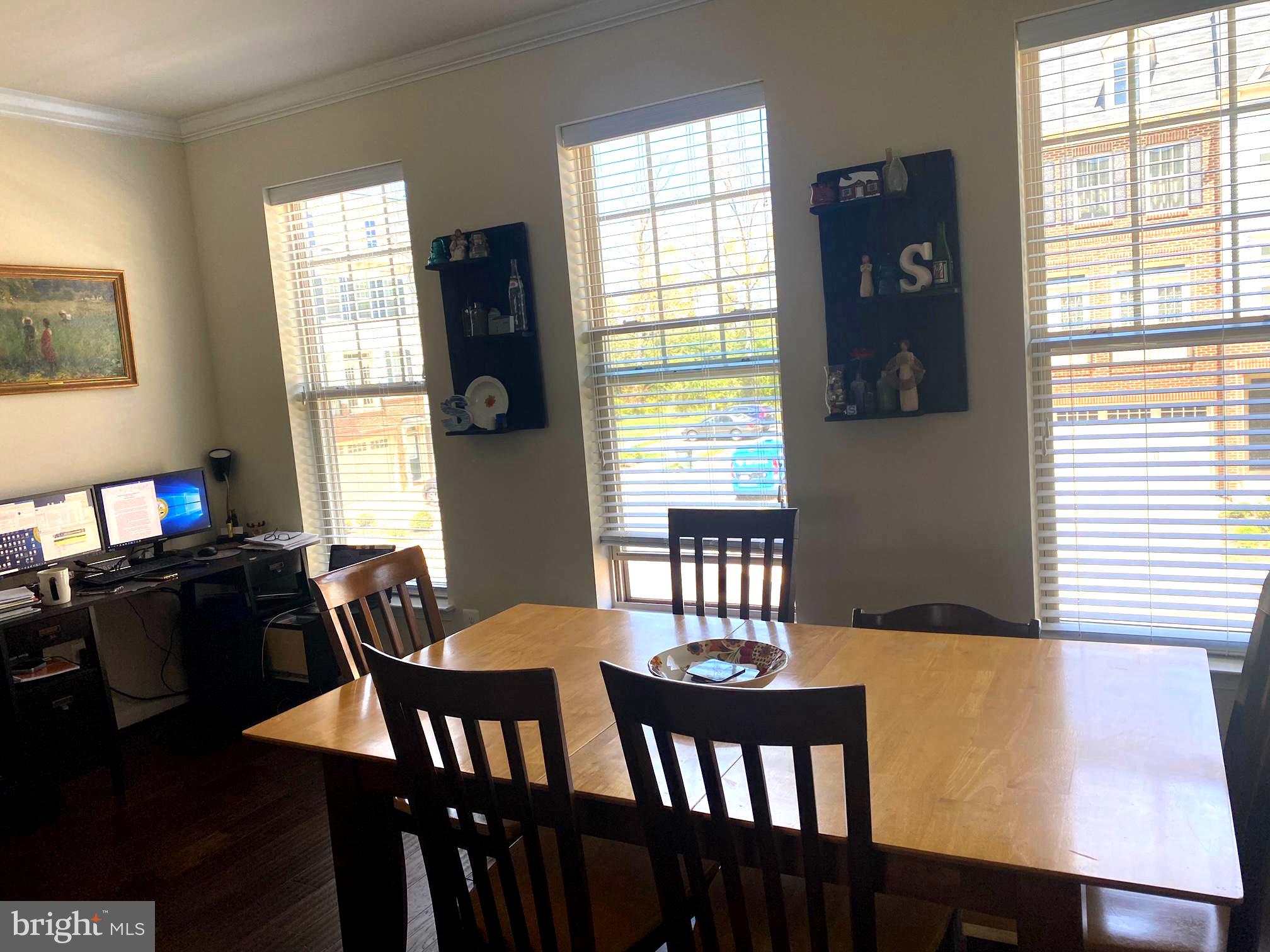 43345 Polenta Terrace Chantilly, VA 20152 - Photo 14 of 43 Three tall windows on the Dining Area Wall
