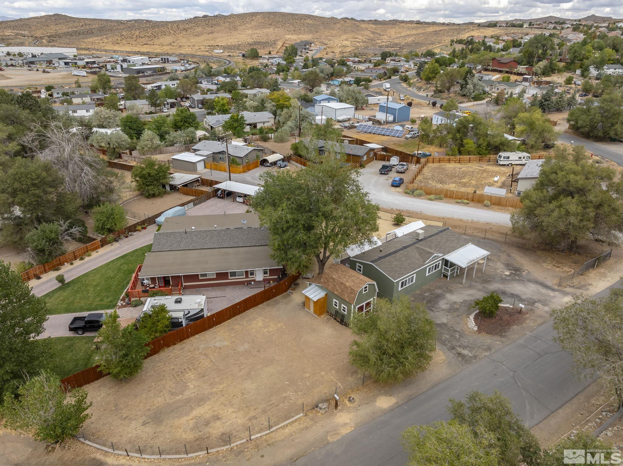 1815 Collins Circle Reno, NV 89506 - Photo 36 of 40 an aerial view of residential houses with outdoor space