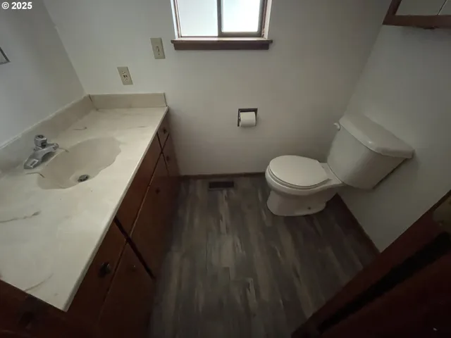 a bathroom with a sink and a toilet