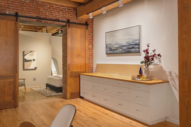 a view of wooden floor