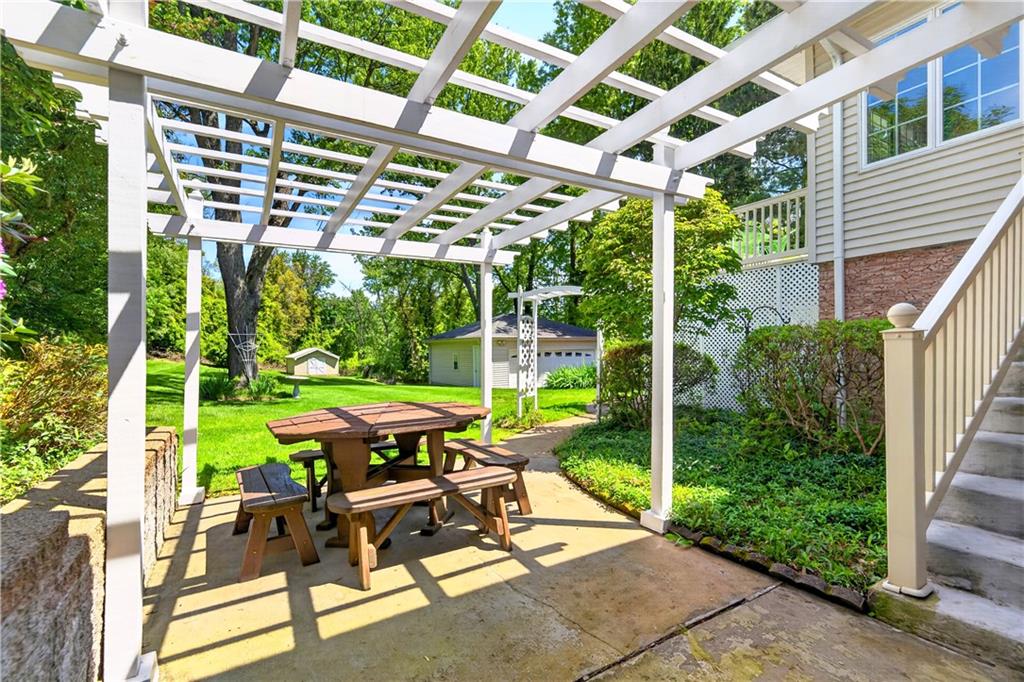 236 Sunset Road Pittsburgh, PA 15237 - Photo 33 of 45 View of Pergola and Backyard