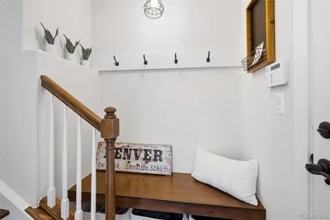 a view of room with furniture