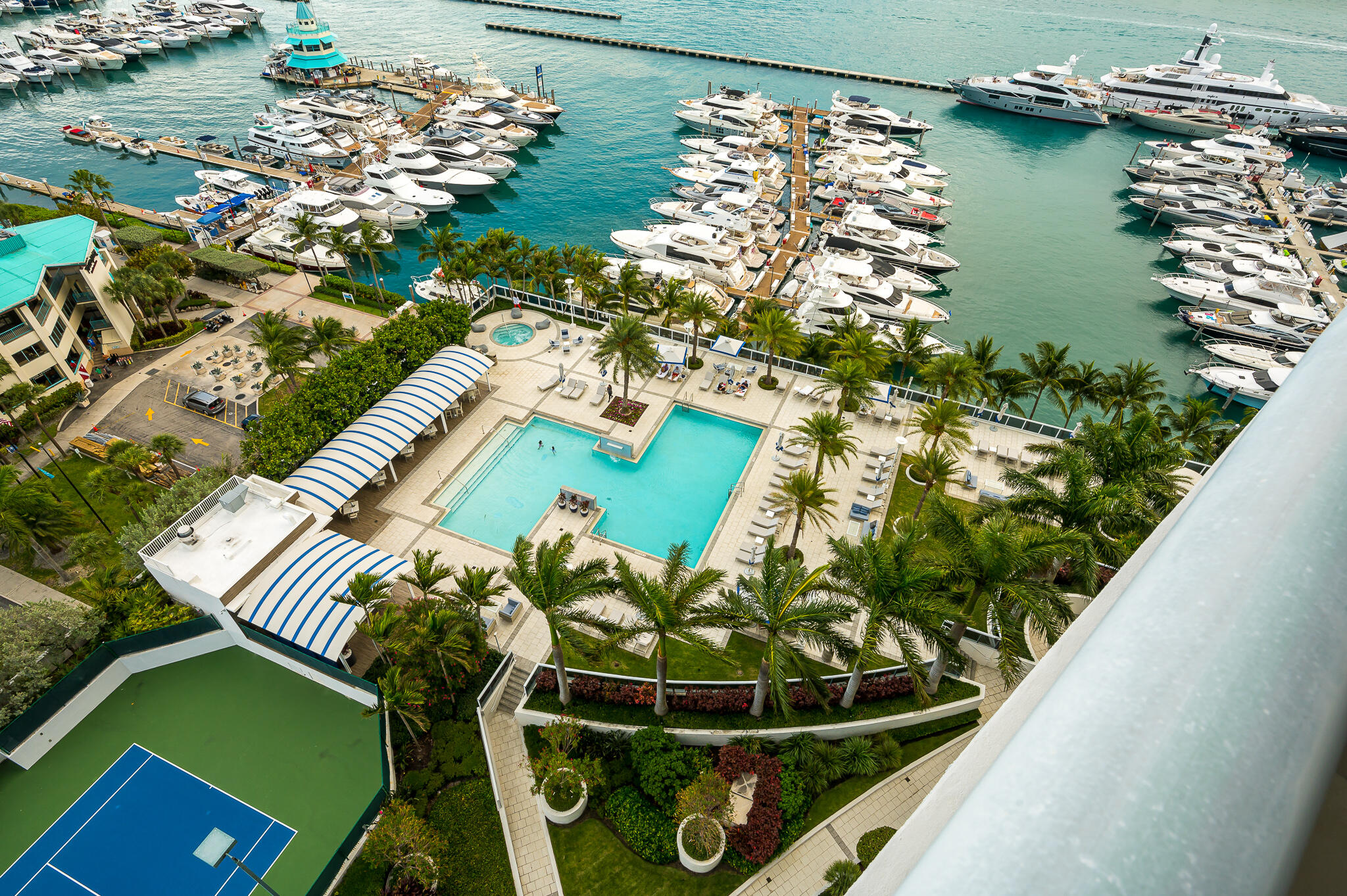 400 Alton Road, Unit 1808 Miami Beach, FL 33139 - Photo 14 of 17 a view of a lake from a balcony