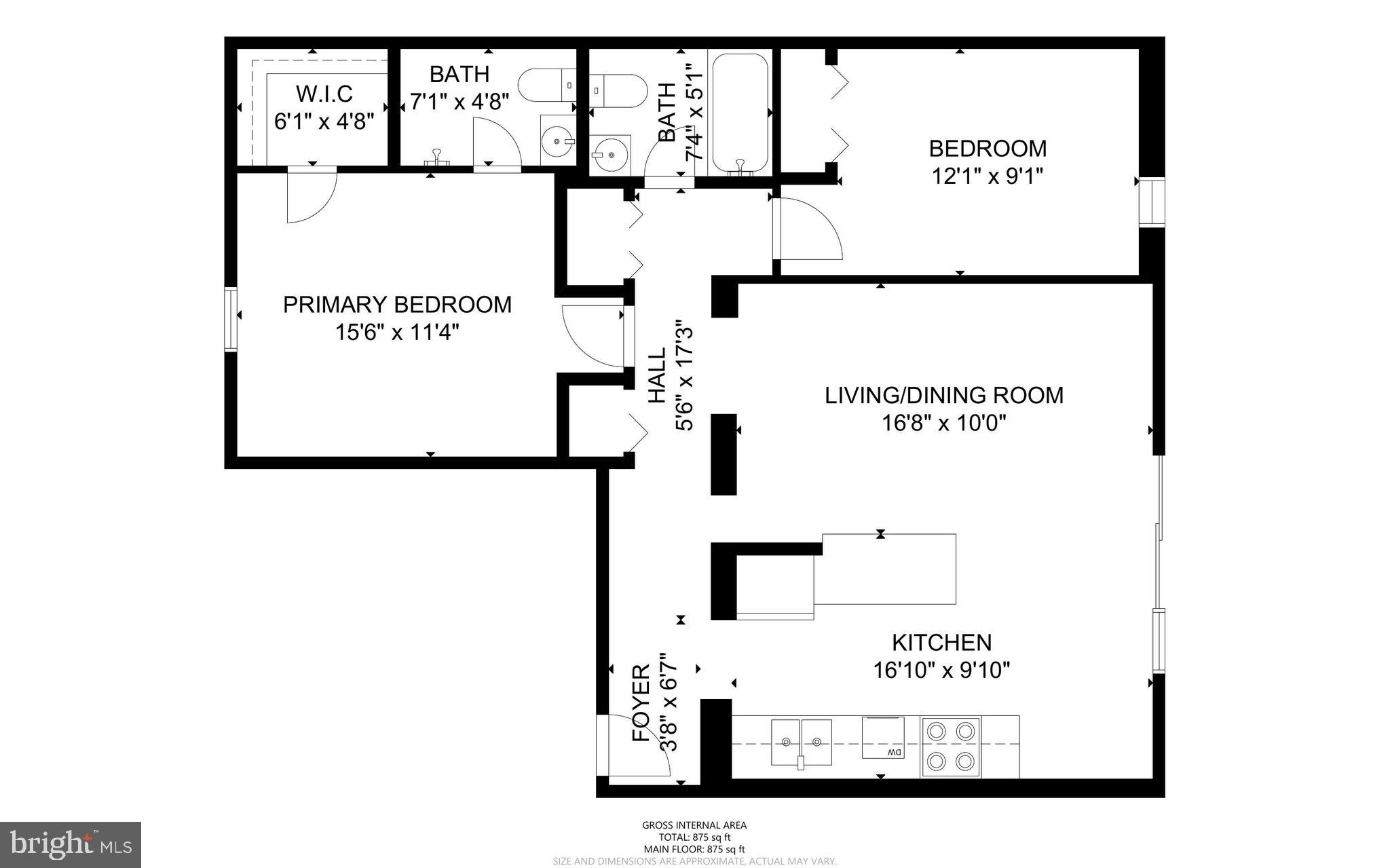 11661 Stoneview Square, Unit 1B Reston, VA 20191 - Photo 37 of 37 Nice floorplan.